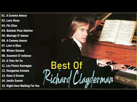 1 Hour[ Ballade Pour Adeline ] Richard Clayderman 2023 🎹 Peaceful Piano Music 🎹 Relaxing Music