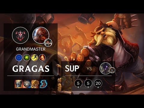 Gragas Support vs Alistar - EUW Grandmaster Patch 10.3