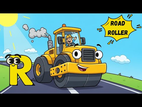 ABC Construction Vehicles Song 🚧🚜 | Learn Alphabet with Diggers & Dumpers | Educational Kids Song