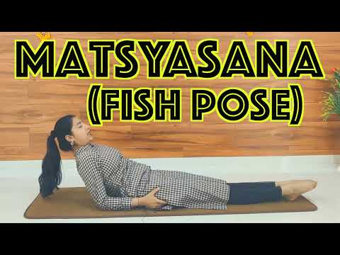 Learn Matsyasana || Fish Pose Steps || Yogic Fitness || fitness || Yoga Life #Ujala kataria #fitness