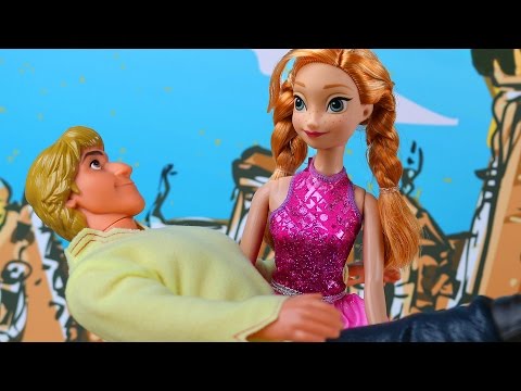 Frozen Anna Salva a Kristoff cuando Hans Secuestra a Kristoff y Se Quiere Casar con Anna.