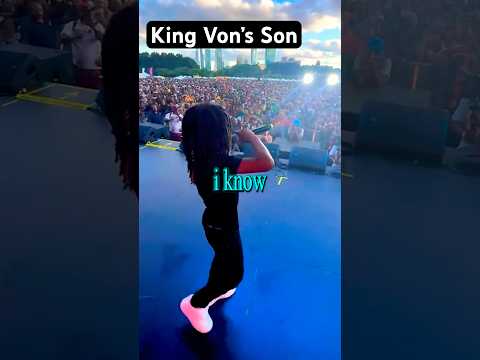 King Von’s Son Performs With NLE Choppa at Concert 🥺