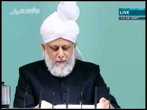 Freitagsansprache vom 4 November 2011 - Islam Ahmadiyya