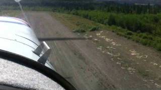 preview picture of video 'Cessna 170B departing McCarthy, Alaska'