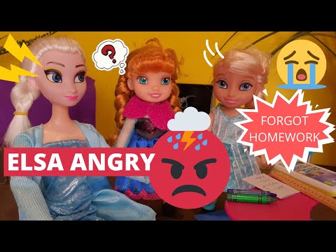 Elsa and anna toddlers weekend homework - Morning Routine