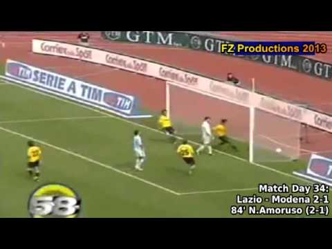 Serie A 2003-2004, day 34 Lazio - Modena 2-1 (N.Amoruso goal)