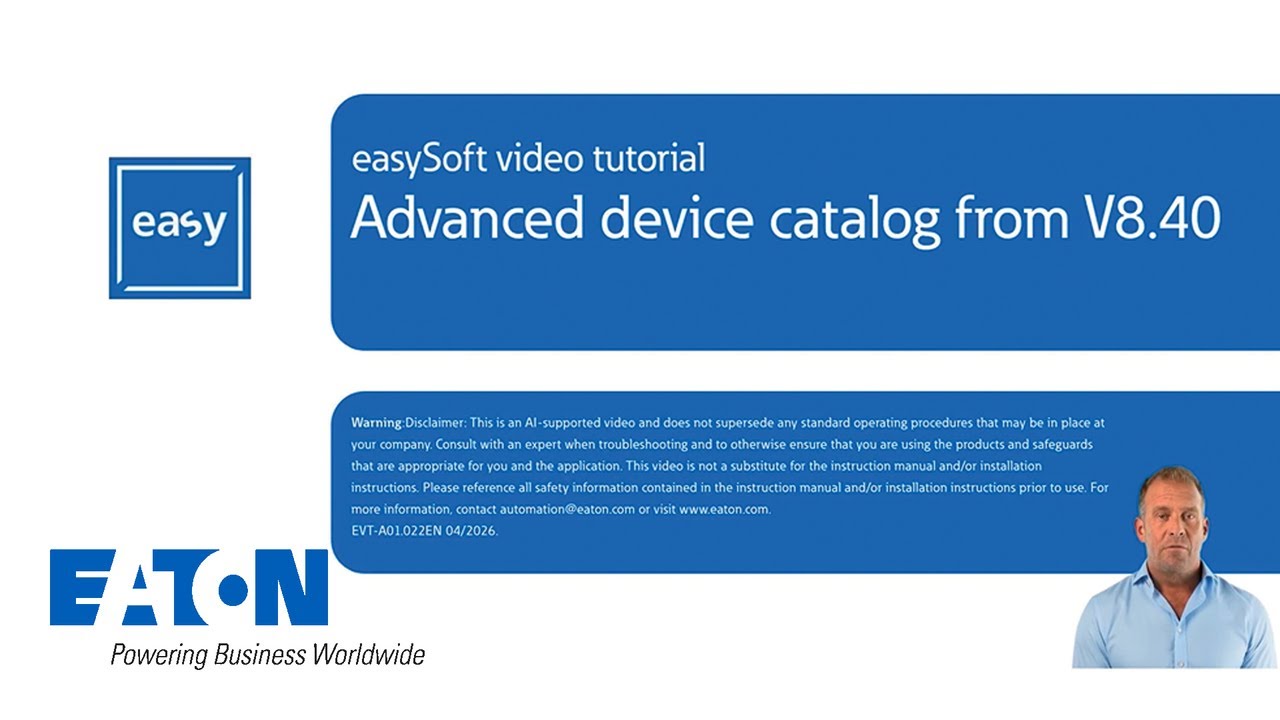 easySoft - Expanded device catalog from V8.40