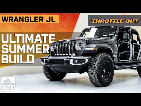 JL Wrangler Summer Build – Rugged Ridge Tube Doors, Mesh Top & More! - Throttle Out