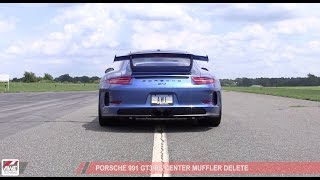 AWE Tuning Porsche 991 GT3/RS Center Muffler Delete
