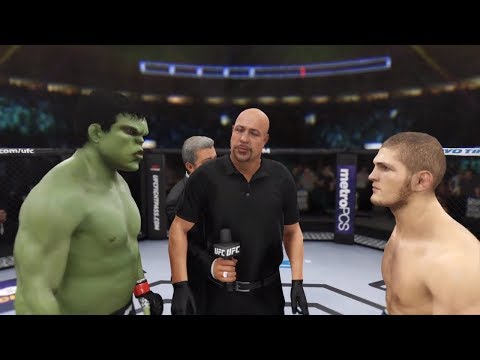 Hulk vs Khabib Nurmagomedov (EA Sports UFC 3) - CPU vs CPU