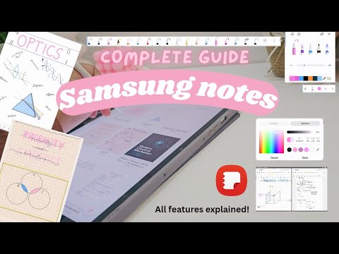 Samsung Notes - Complete Tutorial ✨️(exploring each feature) + tips