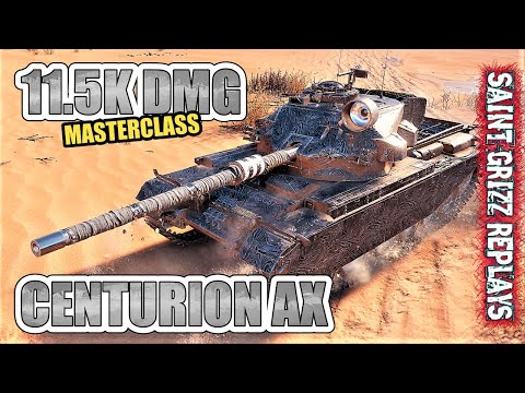 WoT Centurion AX Gameplay ♦ 11.5k Masterclass ♦ Medium Tank Review