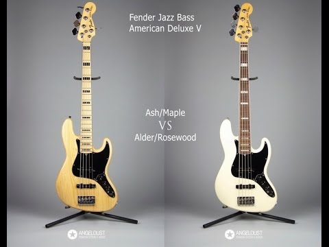 Ash/Maple VS Alder/Rosewood (Fender Jazz Bass Deluxe) | fb.com/angeldust.guitars