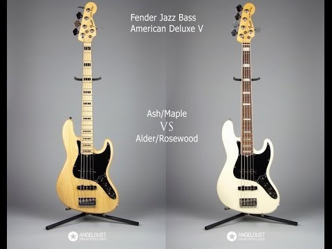 Ash/Maple VS Alder/Rosewood (Fender Jazz Bass Deluxe)