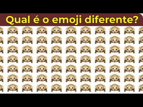 TENTE ENCONTRAR O EMOJI DIFERENTE EM 20 SEGUNDOS!