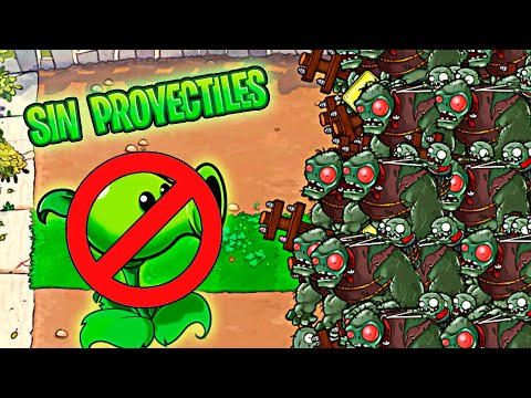 Is it POSSIBLE to COMPLETE PVZ WITHOUT PROJECTILES? 😰