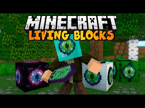 TheWillyrex - Minecraft: MONSTRUOS BLOQUE!! | LIVING BLOCKS Mod Review