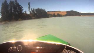 preview picture of video 'Jet Boating Rakaia River Up to the Gorge'