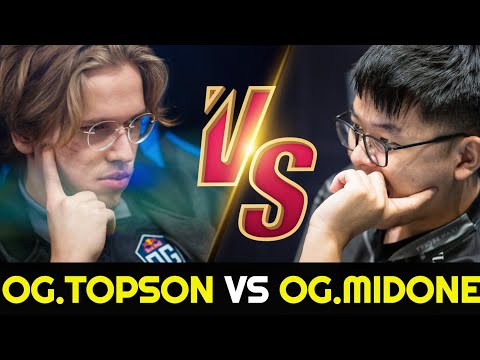 MIDONE Juggernaut vs TOPSON Faceless Void - OG Carry Battle 7.27 Dota 2