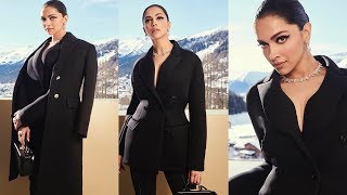 Deepika Padukone Wore a Double Breasted Blazer Wit