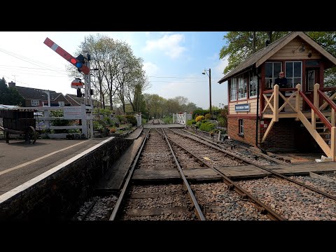 Driver's Eye View - Kent & East Sussex Railway - Tenterden to Bodiam - 4K