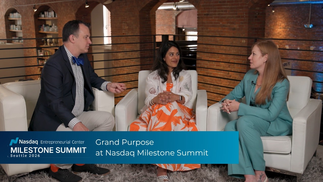 Grand Purpose at Nasdaq Milestone Summit
