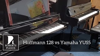 Video thumbnail for Hoffmann 128 vs Yamaha YUS5 131cm upright pianos - which is best? by Roberts Pianos