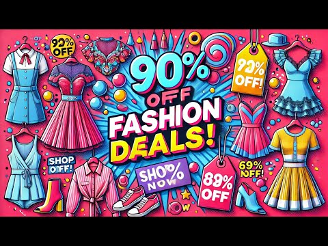 Crazy Discounts on Fashion - Up to 90% Off! Limited Time Amazon Deals!