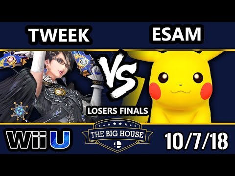 TBH8 Smash 4 - Tweek (Bayonetta, Cloud) Vs. PG | ESAM (Pikachu) - Wii U Losers Finals