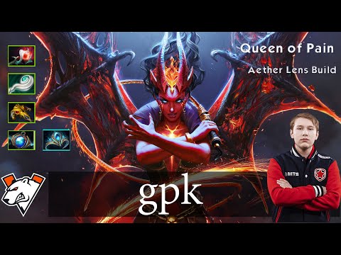 gpk Queen of pain MID New build - Dota 2 GOD Player