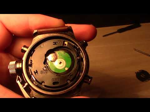 Как поменять батарейку в часах AMST 3003. Реальное видео не фейк