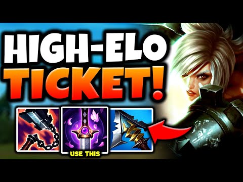 THIS RIVEN BUILD IS YOUR TICKET TO HIGH-ELO (RIVEN'S GB BUILD) - S12 Riven TOP Gameplay Guide