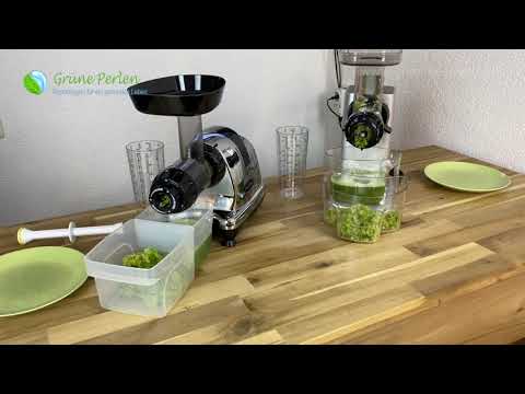 Entsafter Test 3 für Selleriesaft nach Anthony William | Omega 8228 vs. Hurom DU (GI-Serie)