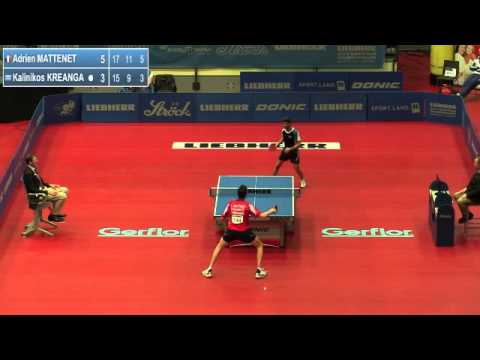 2013 European Championships (ms-R32) KREANGA Kalinikos - MATTENET Adrien [Full match]