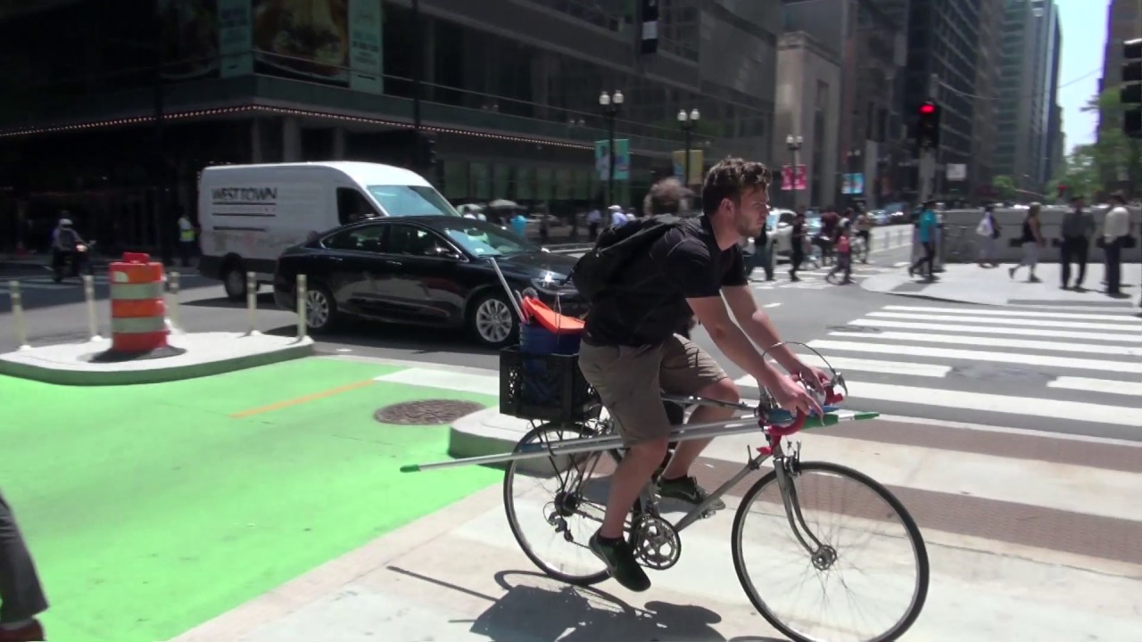 Chicago's Dearborn & Randolph Protected Intersection