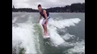preview picture of video 'Wake Surfing Lake Oswego'