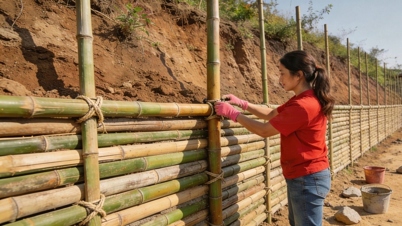 Young Woman Turns Empty Land into Huge Lake Farmhouse in 120 Days | Start to Finish @trieuthihoa