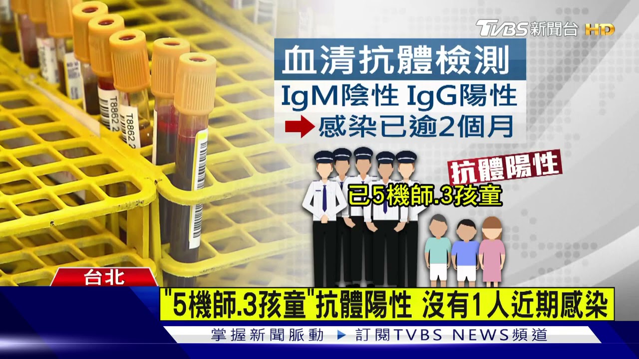 20多歲女機師未確診、抗體陽性　專家：感染逾2個月