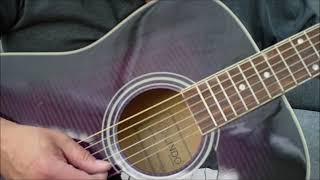 Video thumbnail for Earthwood rock and blues acoustic guitar string test by Adventure