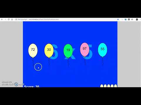 Donderdag 14 mei: Wiskunde: maaltafels: spelletjes !