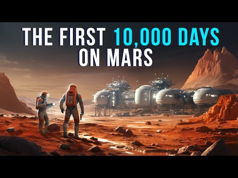 The First 10 000 Days Of The Martian Colonization 2031 2059