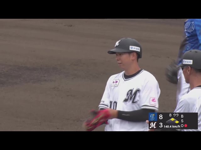 【ファーム】マリーンズ・上田希由翔 好機の場面で一二塁間をしぶとく破るタイムリーヒット‼ 2025年5月9日 千葉ロッテマリーンズ 対 横浜DeNAベイスターズ