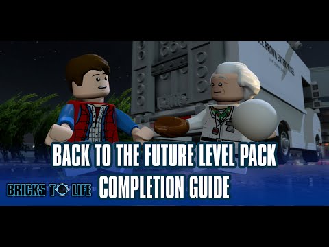 Back To The Future Level Pack 100% Minikits & Rescue Character Guide! Lego Dimensions