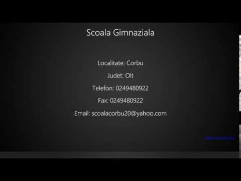 Scoala Gimnaziala Corbu