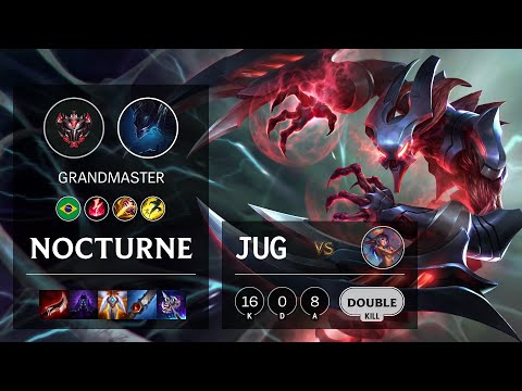 Nocturne Jungle vs Lillia - BR Grandmaster Patch 10.22