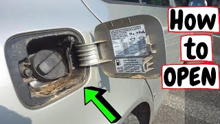 How to open petrol cap?🚘Fuel tank button opening – Skoda Octavia Fuel Door (Fabia, Rapid, Superb)