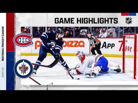 Canadiens @ Jets 3/1 | NHL Highlights 2022