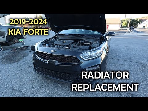 How to Replace Radiator | 2019-2024 Kia Forte