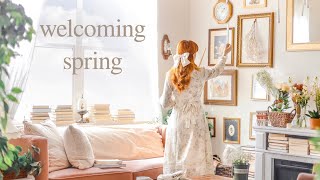 welcoming spring 💐 a springtime reset vlog // c