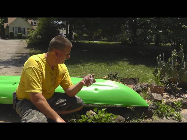 Kayak Hole Repair!